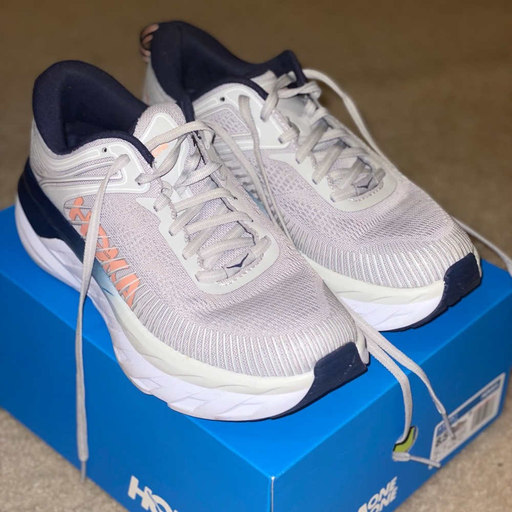 Hoka Bondi 7 Cushioned Running/Walking shoes